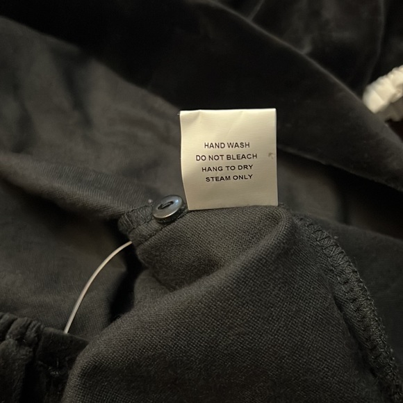 Edgehill Collection Short Sleeve Velvet Lace Babydoll Dress - Picture 7 of 9